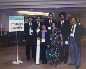 In Japan for the second International Federation of Paediatric Orthopaedic Surgeons meeting: Dr Johari with Dr Sanjeev Sabharwal2nd International Federation of Paediatric Orthopaedic Societies Congress at Sendai: Dr. Johari with Dr. Sanjeev Sabharwal, Dr. Vrisha Madhuri and others